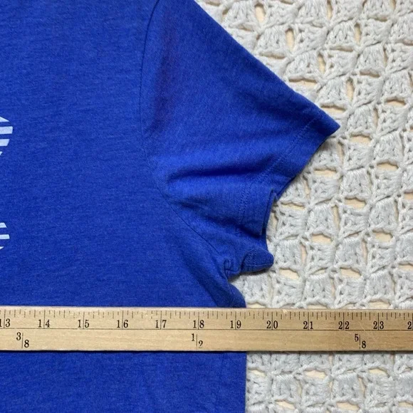 Under Armour Heat Gear‎ T Shirt Adult Large Blue Loose Fit Athletic Mens - Picture 3 of 6